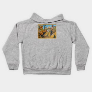 Benitos - Western Art by Mike Bennett Kids Hoodie